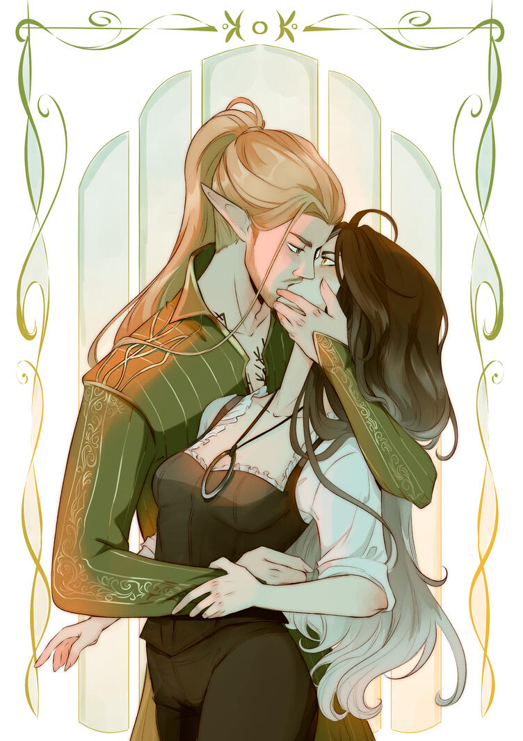 Galatea and Corim by Raquel M. Varela